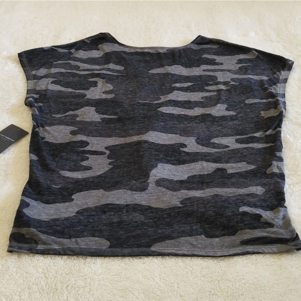 Lucky🍀 Brand Camouflage Print Top - Picture 10 of 12